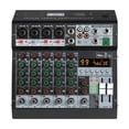 thumbnail image 1 of 6 Way Mixer Computer Recorder Mobile Phone Sound Card Stage Bluetooth USB Live Broadcast Computer Recording DJ  Equipment ,Smart Fader, 1 of 5