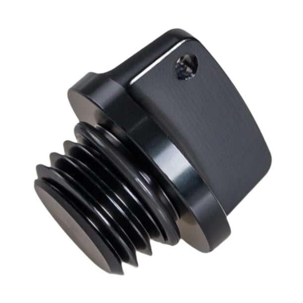 Accesorios para el llenado de aceite del motor de motocicletas, mantenimiento, tapa de fácil instalación, tapa del depósito de transmisión, del tapón Negro