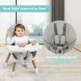 Babyjoy 5in1 Baby High Chair Infant Wooden Convertible Chair w/ 5
