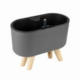thumbnail image 2 of Detachable Flowerpot with Water Level Indicator Plastic Smooth Surface Plant Holder Patio Decor, 2 of 9