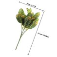 thumbnail image 2 of unbranded 5Ud Plantas Artificiales Con Hojas Realistas Para De Hogar Oficina Y Jardín, 2 of 8