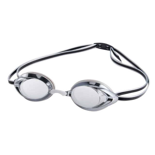 Adult Swim Goggles with Electroplated Anti-Fog Lens, Soft Silicone Eye Seals & Ultra-Low Profile Design for Wide Panoramic Vision and Comfortable Swimming
