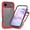 Red, variant on Allytech for iPhone Air Case with Built-in Screen Protector, Clear Back Anti-Slip Rugged Two-Layer Protective Case for Apple iPhone Air, Darkblue
