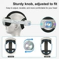 thumbnail image 4 of VR Head Strap for Meta Quest 3 Sponge Headwear RGB Charging Headset Built-In 8000MAh Batteries VR Ac, 4 of 5