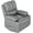 FN45 Grey, variant on Towallmark Leather Recliner Chair, Extra Wide 26.8" Manual Recliner w/Comfortable Arms and Cup Holders for Living Room CF8011