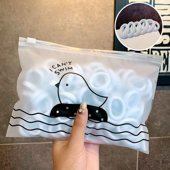 WTXUE Elastic Rubber Bands for Hair 1 Pack Fascinators Bands Kids Rubber Ponytail Pcs Colorfull Hair 50/100 Accessories Girls Elastic Headband | Color A