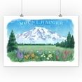 thumbnail image 2 of Rainier National Park, Washington, Botanical Rainier (12x18 Wall Art Poster, Room Decor), 2 of 3