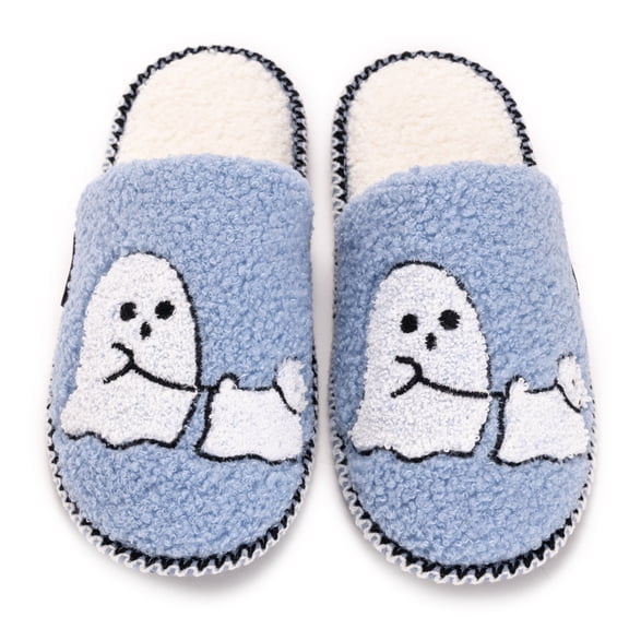 MUK LUKS Women's Punch Needle Fall Halloween Novelty Scuff Slipper