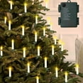 thumbnail image 1 of Clip de batería LED String Lights BSGlobal de 6 m y 30 pulgadas, sin llama, blanco cálido, 1 of 7