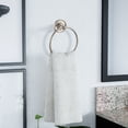 thumbnail image 3 of Design House San Martin Transitional Towel Ring, Brushed Nickel, 3 of 7