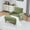 Olive Green, variant on Chaise Lounge Chair Indoor, Oversized Sleeper Chair with Wood Frame, Upholstered Sofa Bed, Deep Seat Reading Armchair with Armrests Side Pockets for Living Room, Movie Room