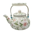 thumbnail image 2 of Siruishop Enamel Tea Kettle Juice Jar with Handle Coffee Pot for Party Home Cold Water, 2 of 8