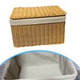 thumbnail image 4 of Panier de Rangement pour Livres en imitation Rotin Tressé Fait Main, 4 of 7
