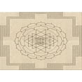 thumbnail image 1 of Ahgly Company Machine Washable Indoor Rectangle Transitional Moccasin Beige Area Rugs, 2' x 3', 1 of 7