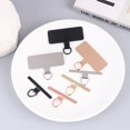 thumbnail image 3 of Ultra-thin Stainless Steel Phone Tether Patch Gasket Cellphone Strap Parts Safety Connect Piece B2, 3 of 6