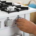 thumbnail image 3 of KidKraft Little Cook Wooden Modern Kitchen Workstation Playset with Oven & Sink, 3 of 8