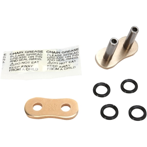 EK 525ZVX3 X-Ring Chain Rivet Master Link Gold
