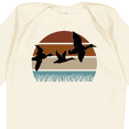 thumbnail image 4 of Inktastic Duck Hunting Retro Sunset Hunter Boys or Girls Long Sleeve Baby Bodysuit, 4 of 5