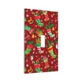 thumbnail image 2 of Kll X-Mas And New Year Wall Plate,Gloss Finish,Standard Size 1 - 5" X 3", Polycarbonate Thermoplastic,Electric Receptacle Plug Covers, 2 of 8
