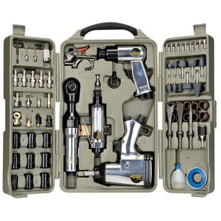 Trades Pro 71pcs DIY Starter Air Tool Accessories Kit Set w/ Case - (Best Air Tools Brand)