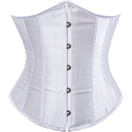 

QWZNDZGR Women s 9427 Lace Up Boned Underbust Waist Trainer Corset