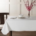 thumbnail image 2 of Lenox Opal Innocence Tablecloth, White - 60"W x 140"L, 2 of 5