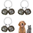 thumbnail image 1 of 3pcs Extra Loud Cat And Dog Bells Pet Tracker Bells Dog Bells For Collar Pet, 1 of 2