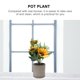 thumbnail image 5 of TABLETREANDS Bonsái Artificial De Girasol Amarillo Decorativo Para Hogar Oficina Y Restaurante Con Material Ecológico, 5 of 5