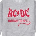 thumbnail image 3 of ACDC - Highway To Hell - Men's Crew Neck Fleece Pullover, 3 of 5