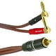 thumbnail image 3 of Cable de altavoz con conector banana a RCA, cable de altavoz RCA macho a conectores banana (2 conectores banana), altavoz HiFi 4N OFC, 3 of 5