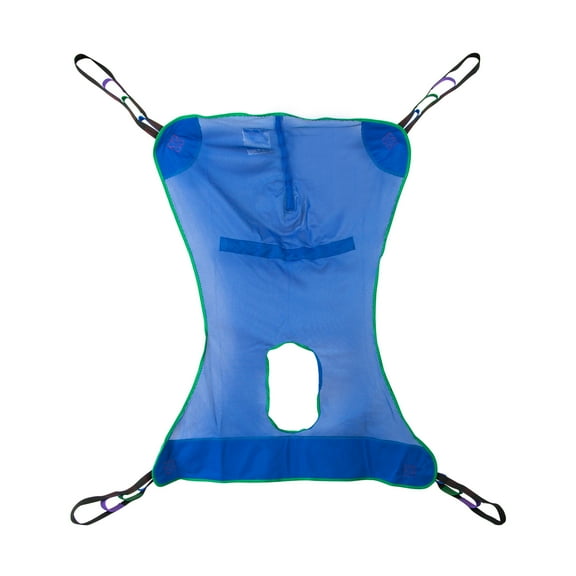 McKesson Patient Lift Sling with Commode Opening, Full Body, Mesh - Large, 1 Ct