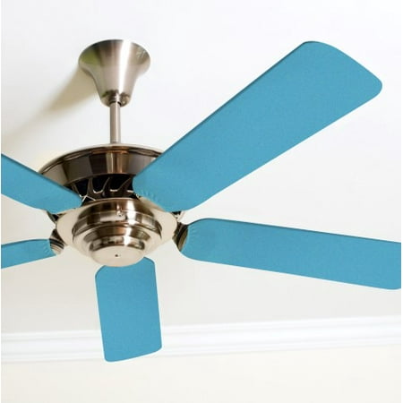 Solid Light Blue Fancy Blade Ceiling Fan Covers Home Decor Solid Light Blue Fancy Blade Ceiling Fan Covers Home Decor Baby