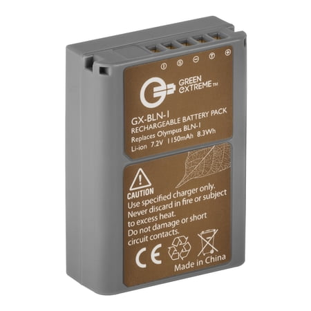 Green Extreme BLN-1 Battery for Olympus OM-D E-M5 II E-M1 E-M5 Micro Pen E-P5