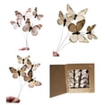 thumbnail image 3 of Paquete de 12 estacas decorativas con forma de mariposa en 3D para decoración del hogar, 3 of 9
