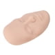 thumbnail image 4 of Tablero facial de práctica de maquillaje 3d, Cara de maniquí de maquillaje de silicona con cepillo de 7 piezas, Cara de maquillaje de ojos de práctica principal reutilizable,, 4 of 7