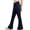 Navy, variant on FDDMis Girl's Flare Pants Teen Tween Kids Fall Winter V Waist Bottoms Girls Wide Leg Pants Stretch Knit Fabric Slim Fit Bell Bottom Comfy Daily Wear Pants for Girls