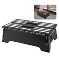 thumbnail image 1 of Non-Slip Small One Step Compact Folding Flat Step Stool Heavy Duty Portable Lightweight Folding Chai, 1 of 5