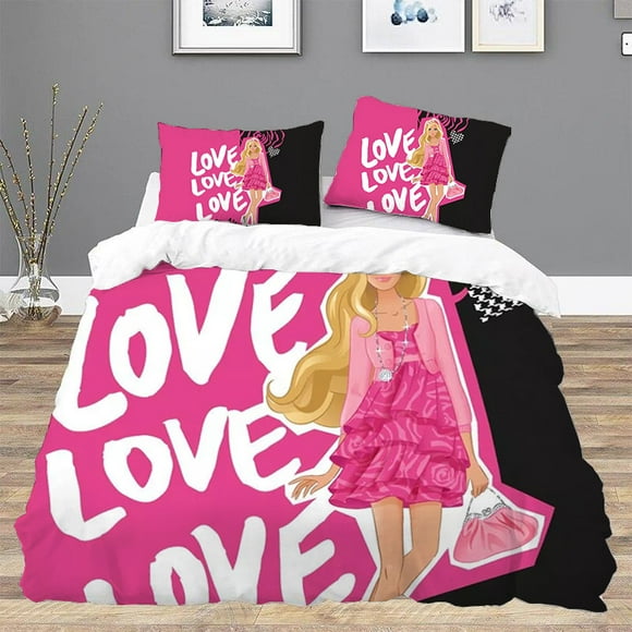 BarbieS Twin Size Bedding Set Duvet Cover Set Bed Linen Sets Comforter Queen Double Sheets Home Textile GardenBed Sheets