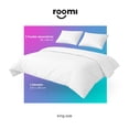 thumbnail image 5 of Edredón King Size Blanco Roomi 100% Algodón + Funda Decorativa, 5 of 5