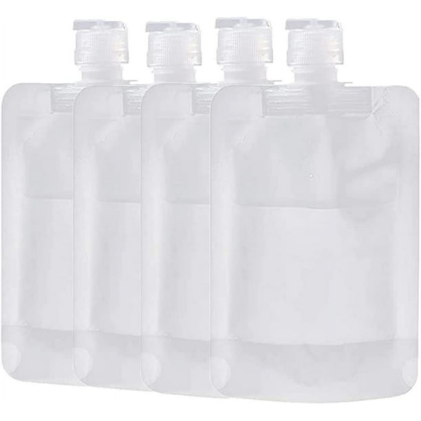 Bolsas de viaje rellenables Vhermosa paquete de 4 para loción/champú/crema facial/jabón de manos