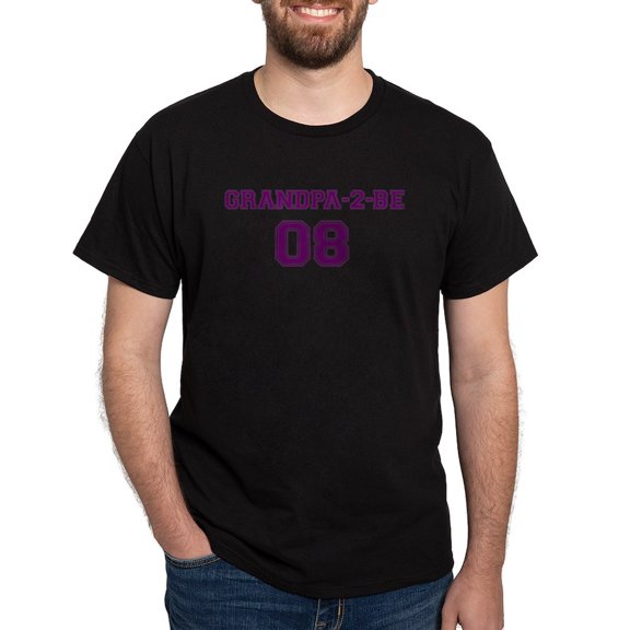 CafePress - Grandpa 2 Be Dark T Shirt - Men's Classic Graphic Cotton T-Shirt