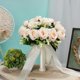 thumbnail image 2 of Ramo de novia de imitación de rosas, ramo de novia con flores, suministros para bodas, 2 of 6