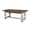 White, variant on A and B Home A&B Home Distressed White Wood Base Dining Table
