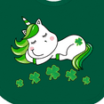 thumbnail image 4 of Inktastic St Patricks Day Irish Unicorn Girls Baby Bib, 4 of 4