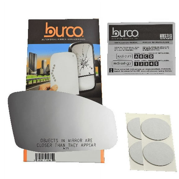 Compatible with 03-09 Nis 350Z Right Passenger Convex Mirror Glass Lens w/Adhesive USA