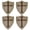 Khaki, variant on Jiibva Knights Templar Cross Shield Hook & Loop Sewing Patch Set, 4Pcs Embroidered Appliques for Bags Gear 7.7x6.5cm