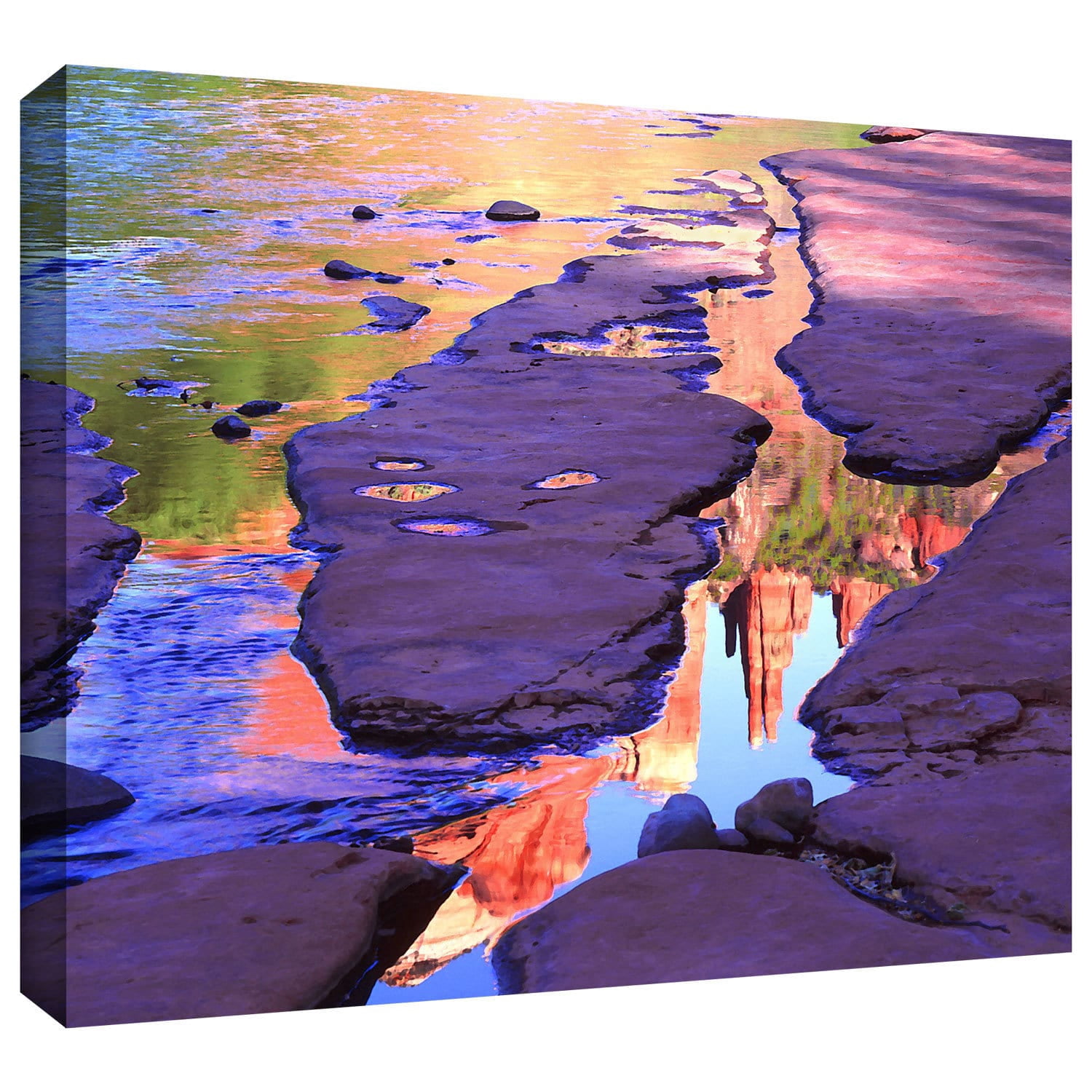 Dean Uhlinger "Oak Creek Mirror" Gallery-Wrapped Canvas