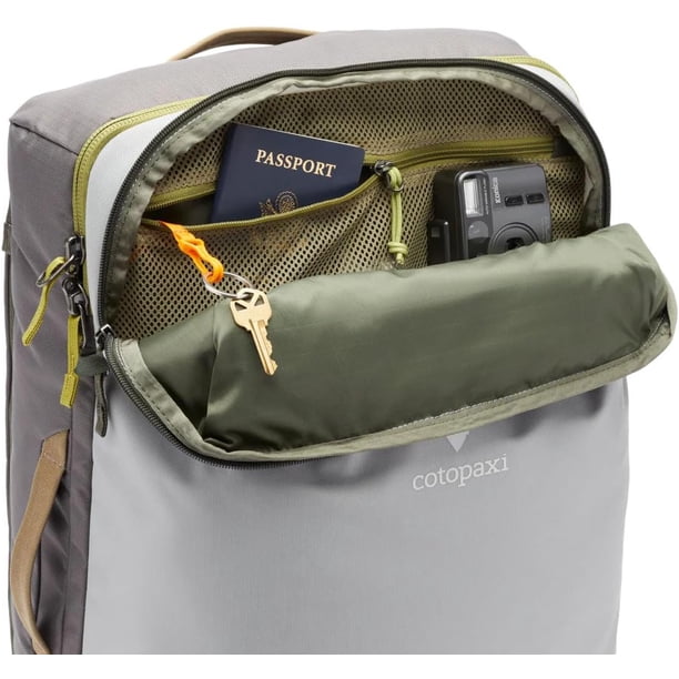 cotopaxi allpa 4 35L Travel Pack, Blue Spruce and Abyss : Electronics The Cotopaxi Allpa Travel Pack is redesigned for better comfort and convenience Cotopaxi Allpa X 3L Hip