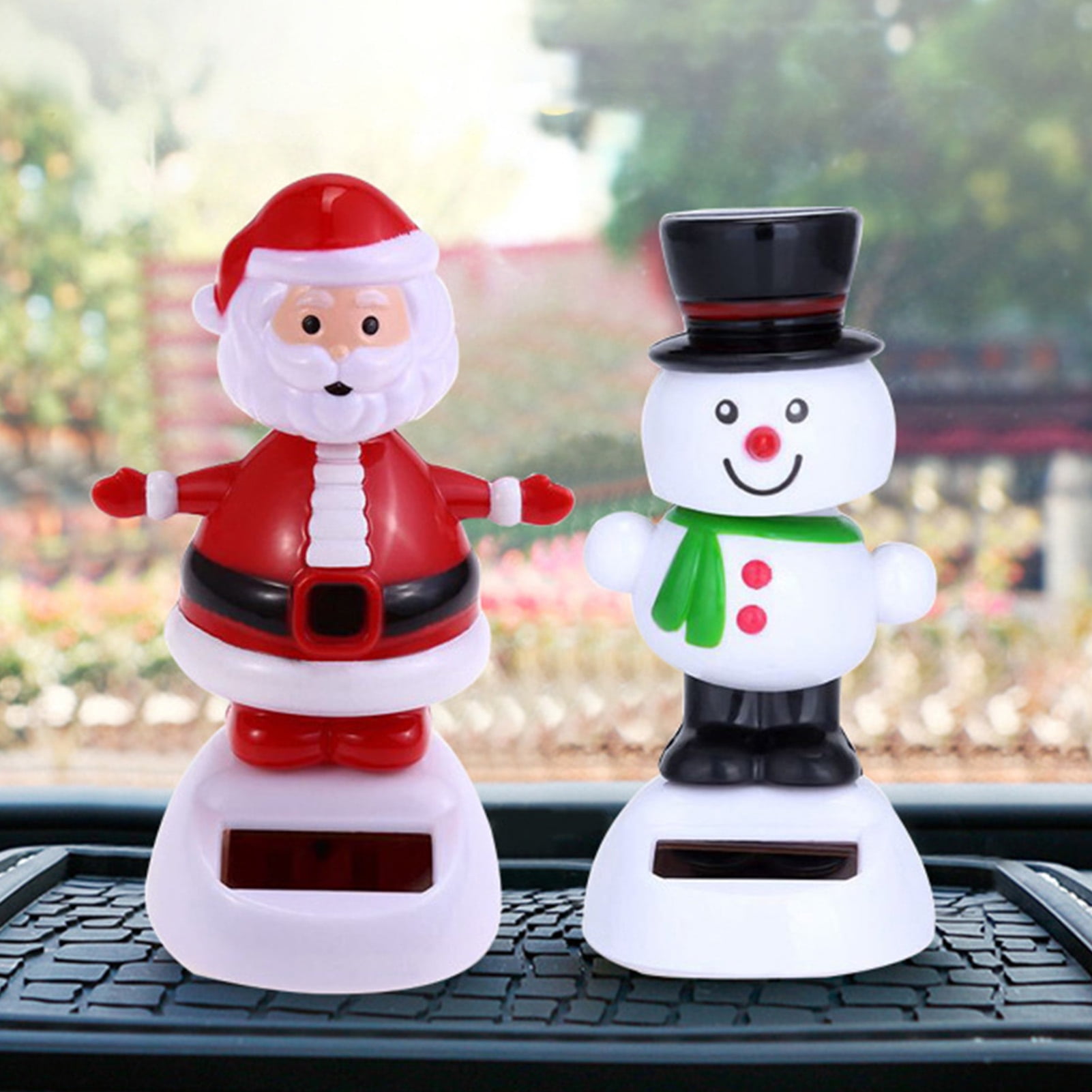 Lots 4 Solar Powered Motion Toy Dancing Snowman Christmas Gift Decoration 