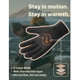 thumbnail image 2 of Guantes de invierno Aerynx térmicos con pantalla táctil y cortaviento, 2 of 8